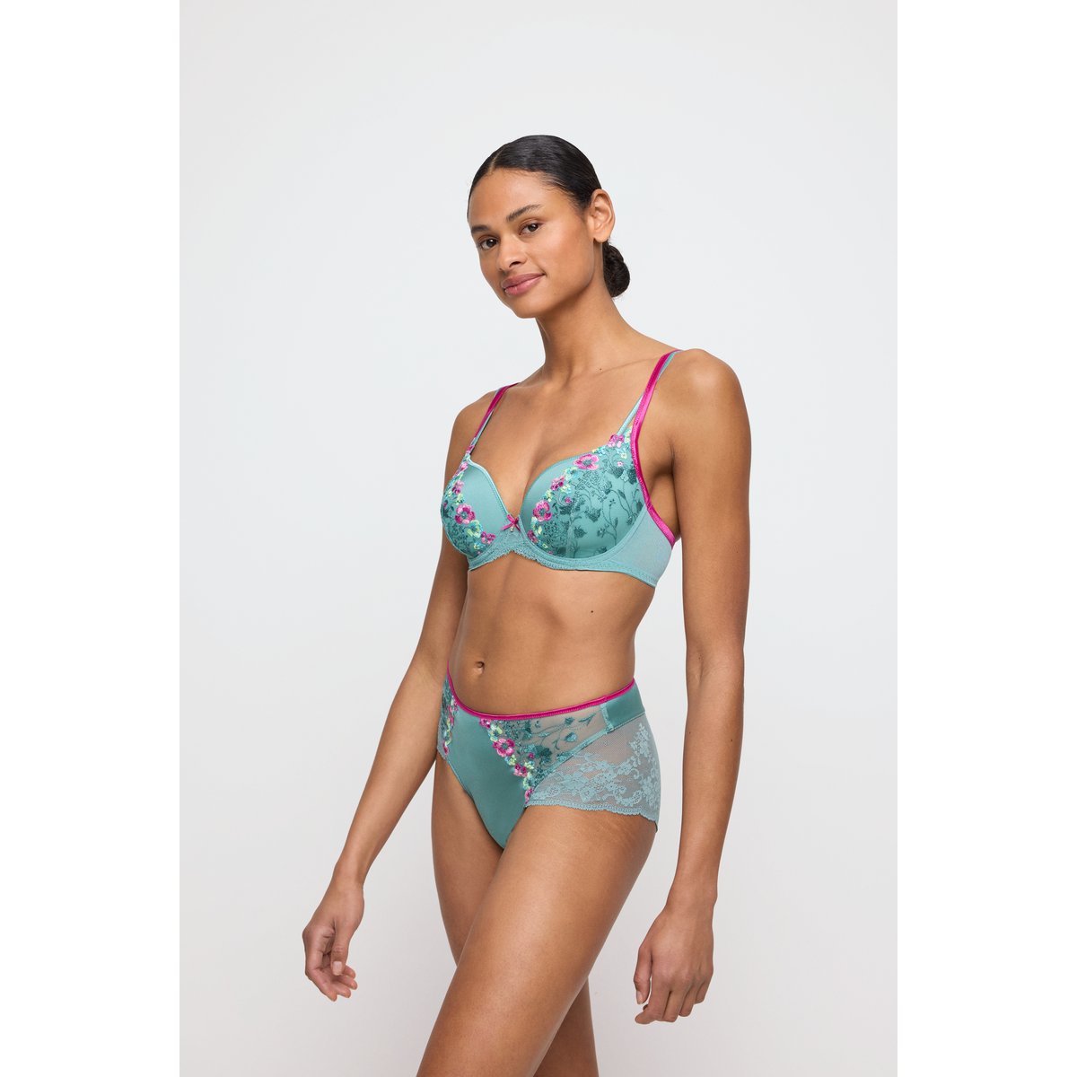 Soutien gorge rembourré - forme coeur LIZELOT vert - bali green, MARIE JO