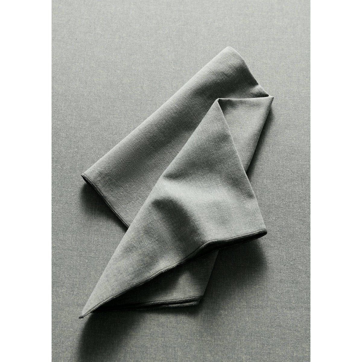 Lot de 2 serviettes de table en coton jacquard à carreaux marron, MANGO HOME