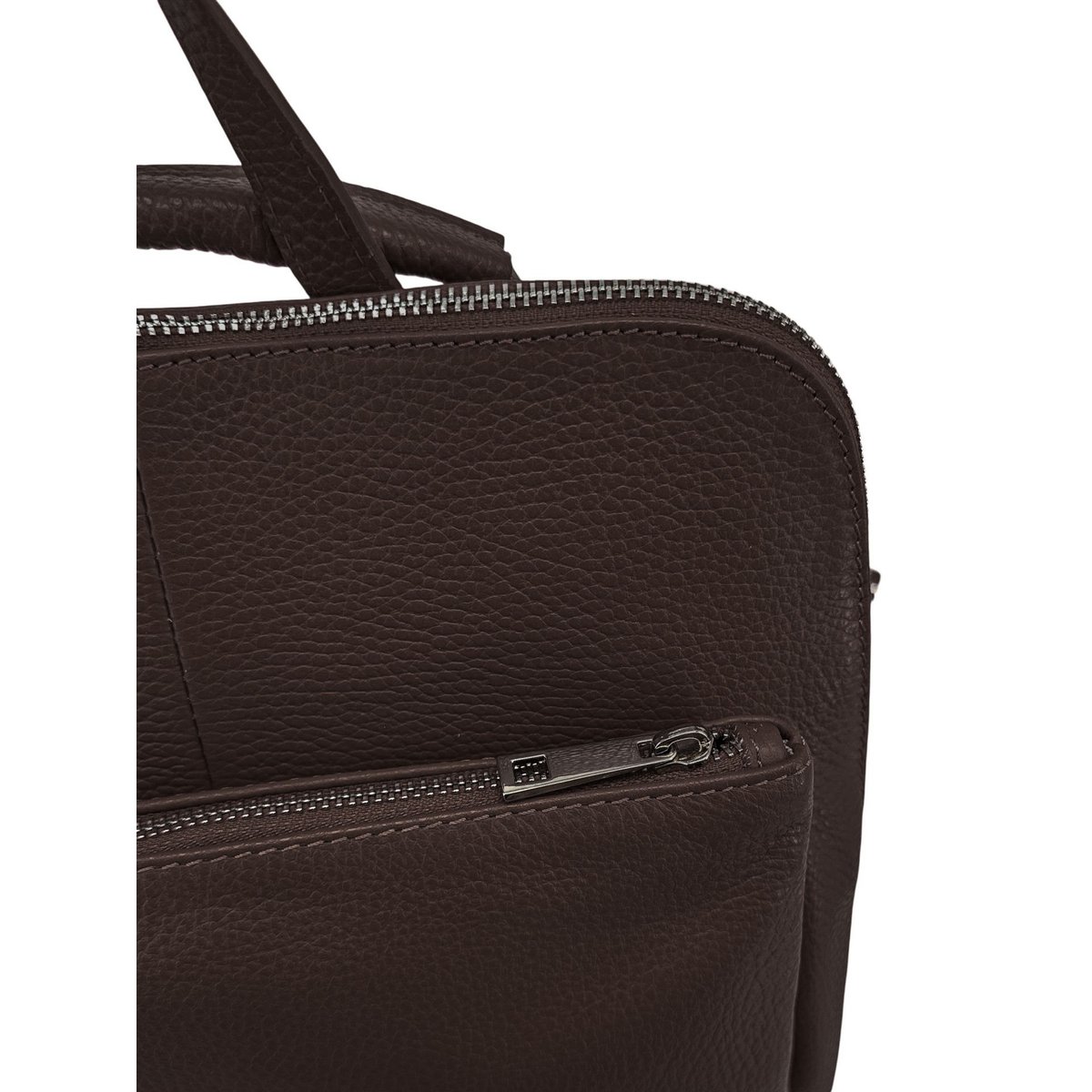 Sac à dos en cuir italien CORFOU chocolat, OH MY BAG
