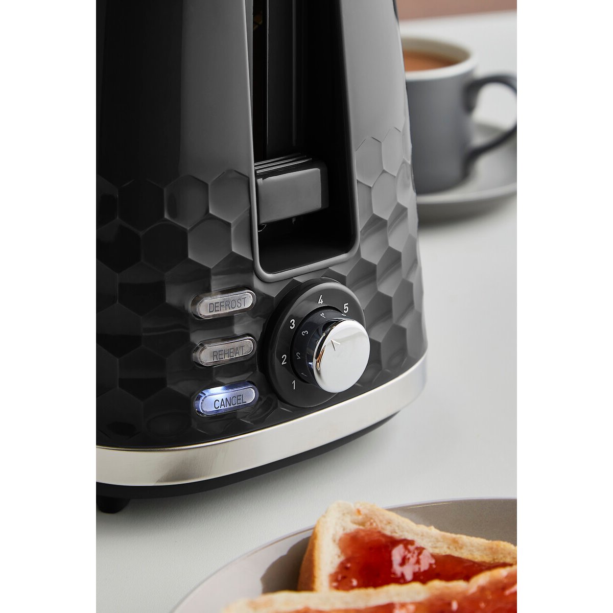 Hive 2-Slice Toaster black, MORPHY RICHARDS