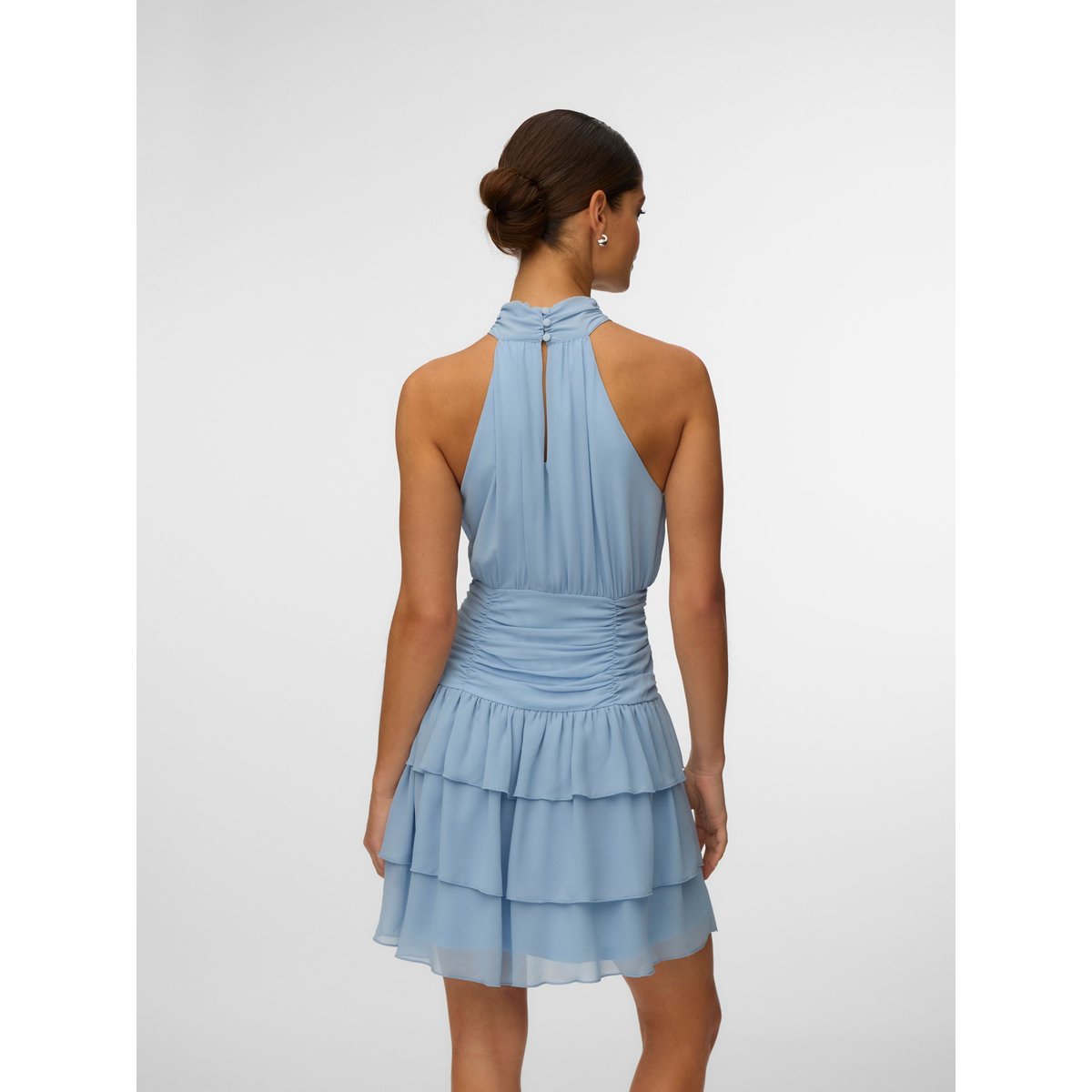 Robe À Volants cashmere blue, VERO MODA
