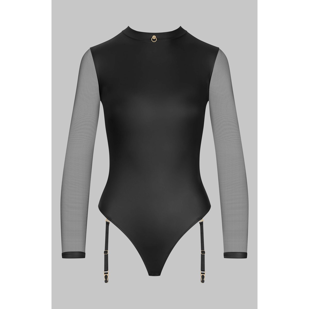 Body Manches Longues CHAMBRE NOIRE noir, MAISON CLOSE