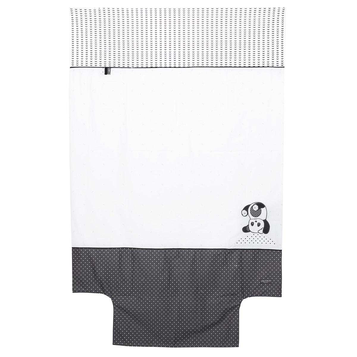 Housse de couette en coton blanc, SAUTHON
