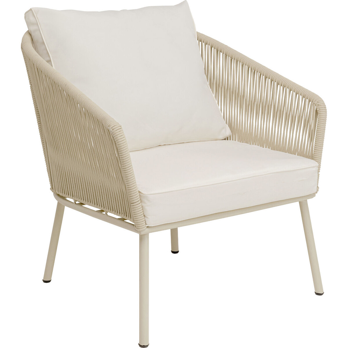 Fauteuil Elba crème beige, KARE DESIGN
