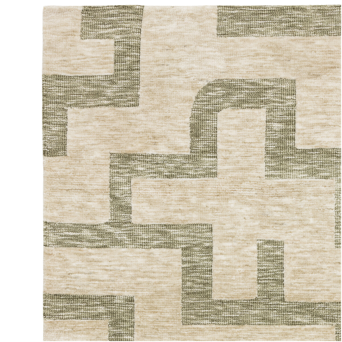 Maze Patterned Rug green, SO'HOME