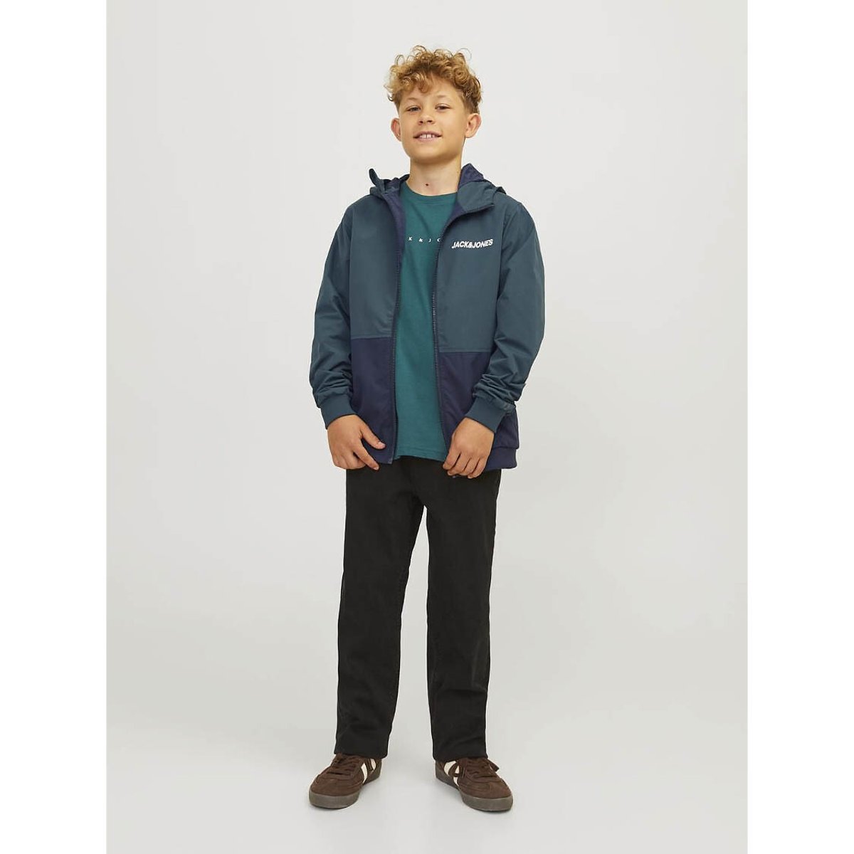 Blouson à capuche multicolore, JACK & JONES JUNIOR