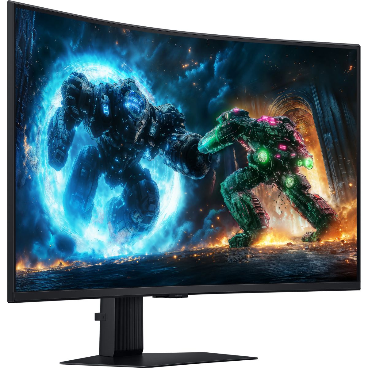 Ecran PC Gamer ODYSSEY G7 40" Incurvé 1000R DUHD 180Hz VA HDR 600 HDMI 2.1 AMD FreeSync couleur unique, SAMSUNG