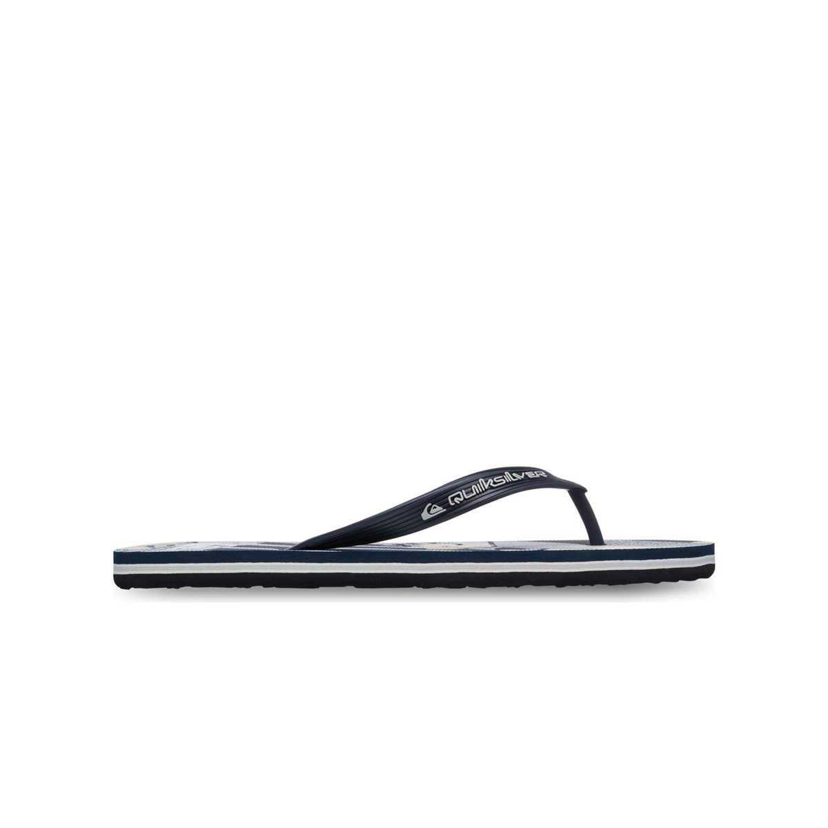 Tongs MOLOKAI ART noir black 6, QUIKSILVER
