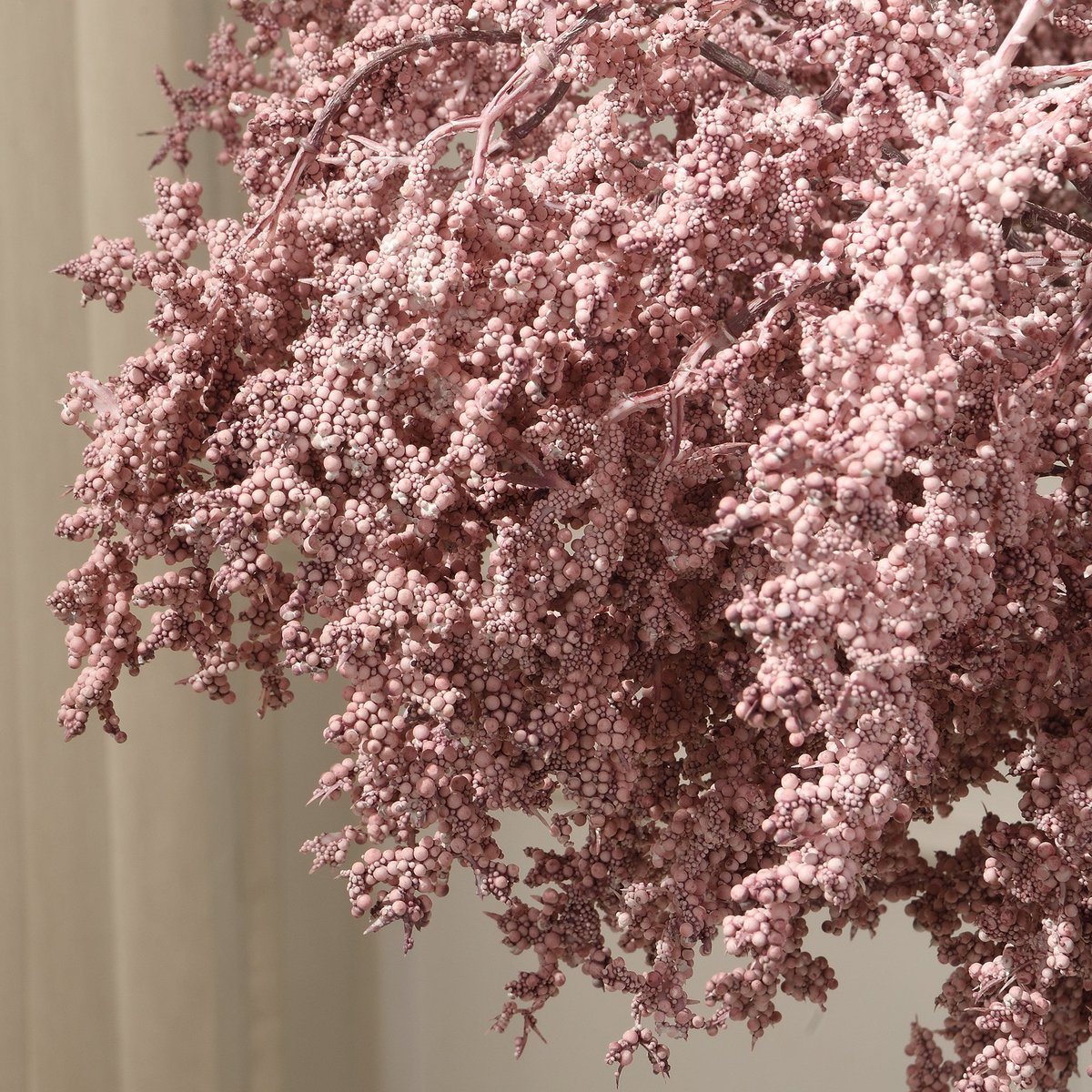 Branche de baies artificielle H95 LES ESSENTIELS rose, SIA
