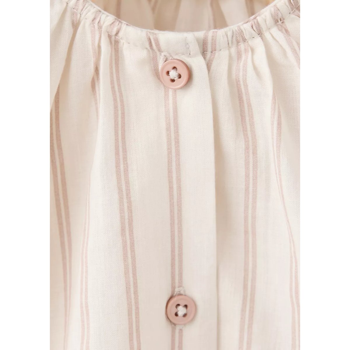 T-shirt de pyjama àrayures nude, MANGO HOME