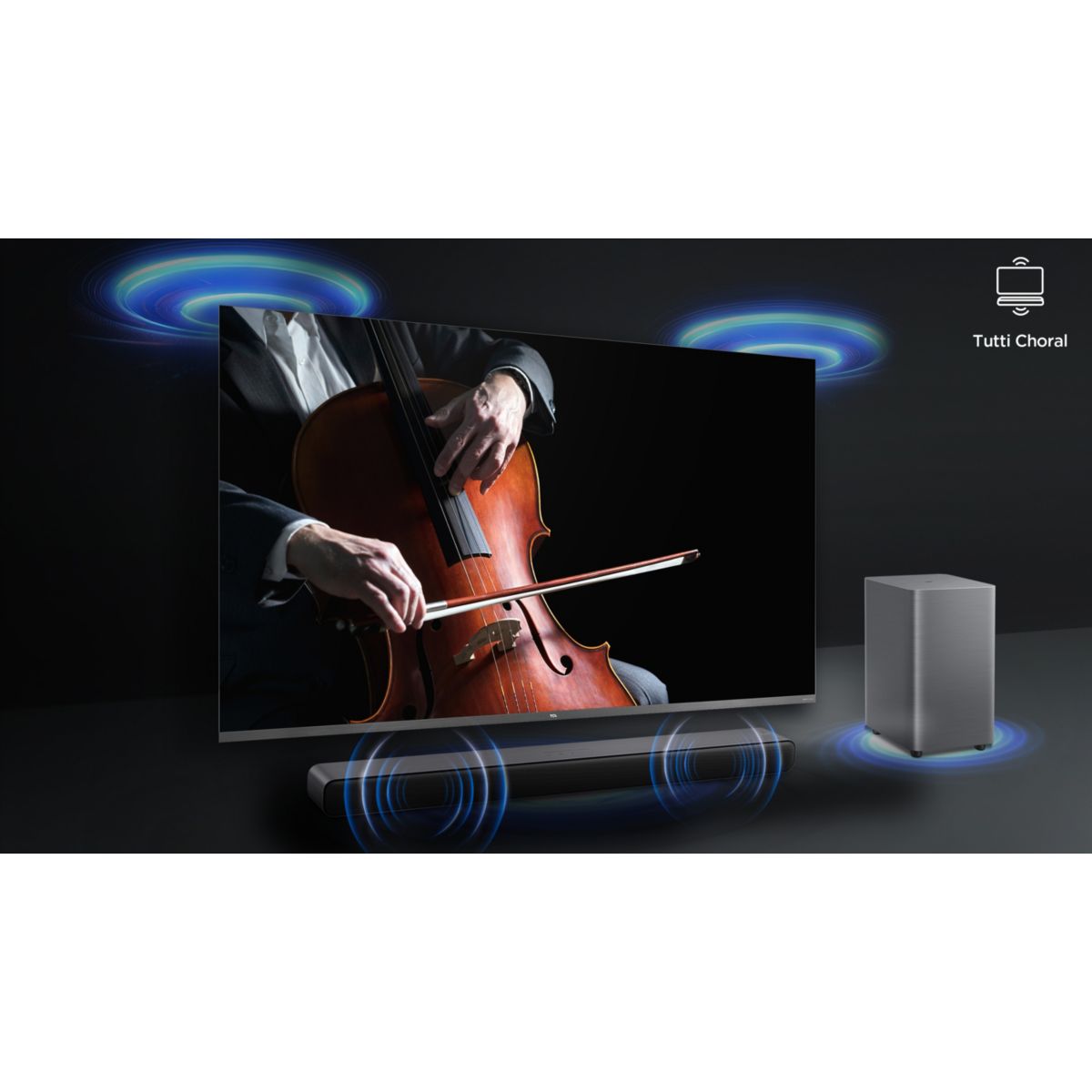 Barre de son S55HE noir, TCL
