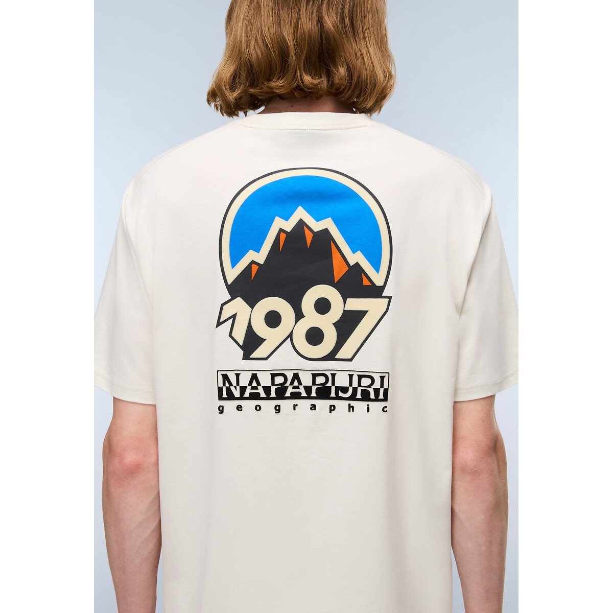 T-shirt manches courtes Montepiana beige, NAPAPIJRI
