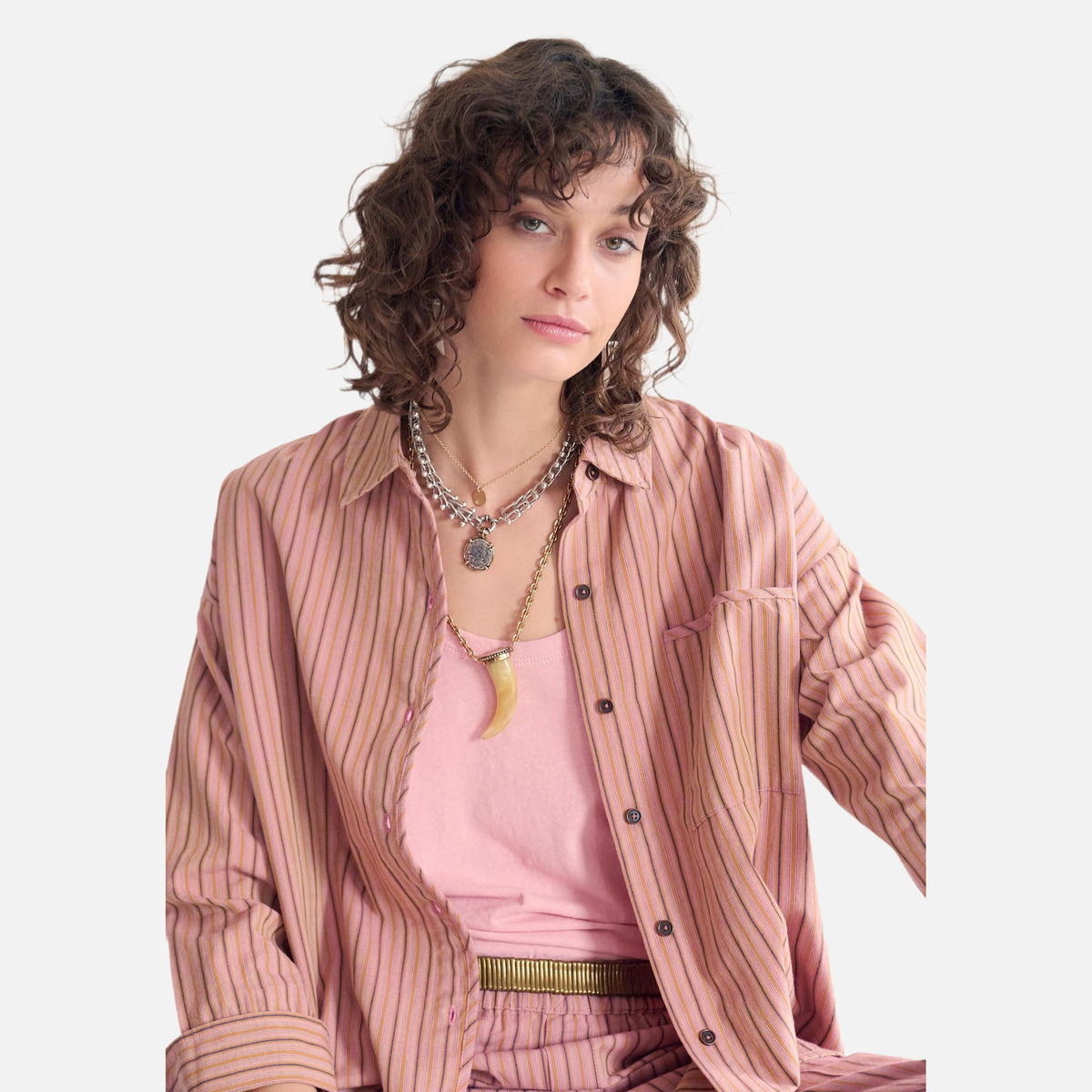Chemise CORA 26s rose poudré, MKT STUDIO