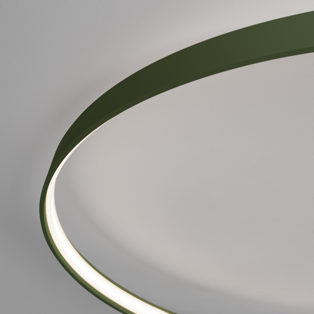 Plafonnier Aluminium Vert Olive LED 1 Rio vert olive, EDEN
