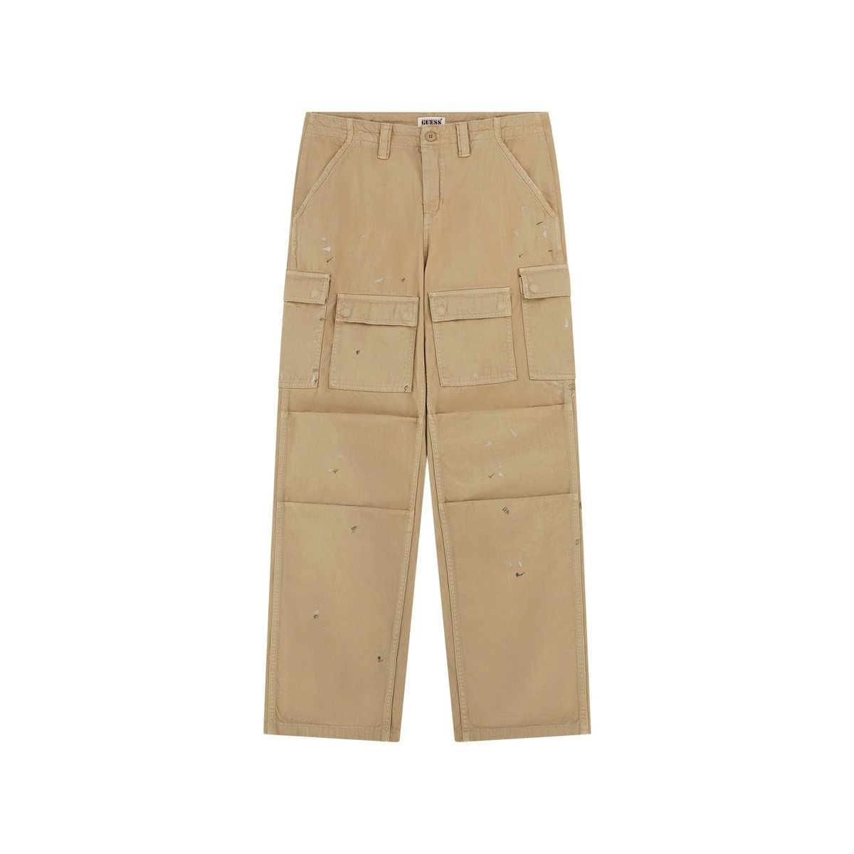 Pantalon Cargo En Twill marron, GUESS JEANS