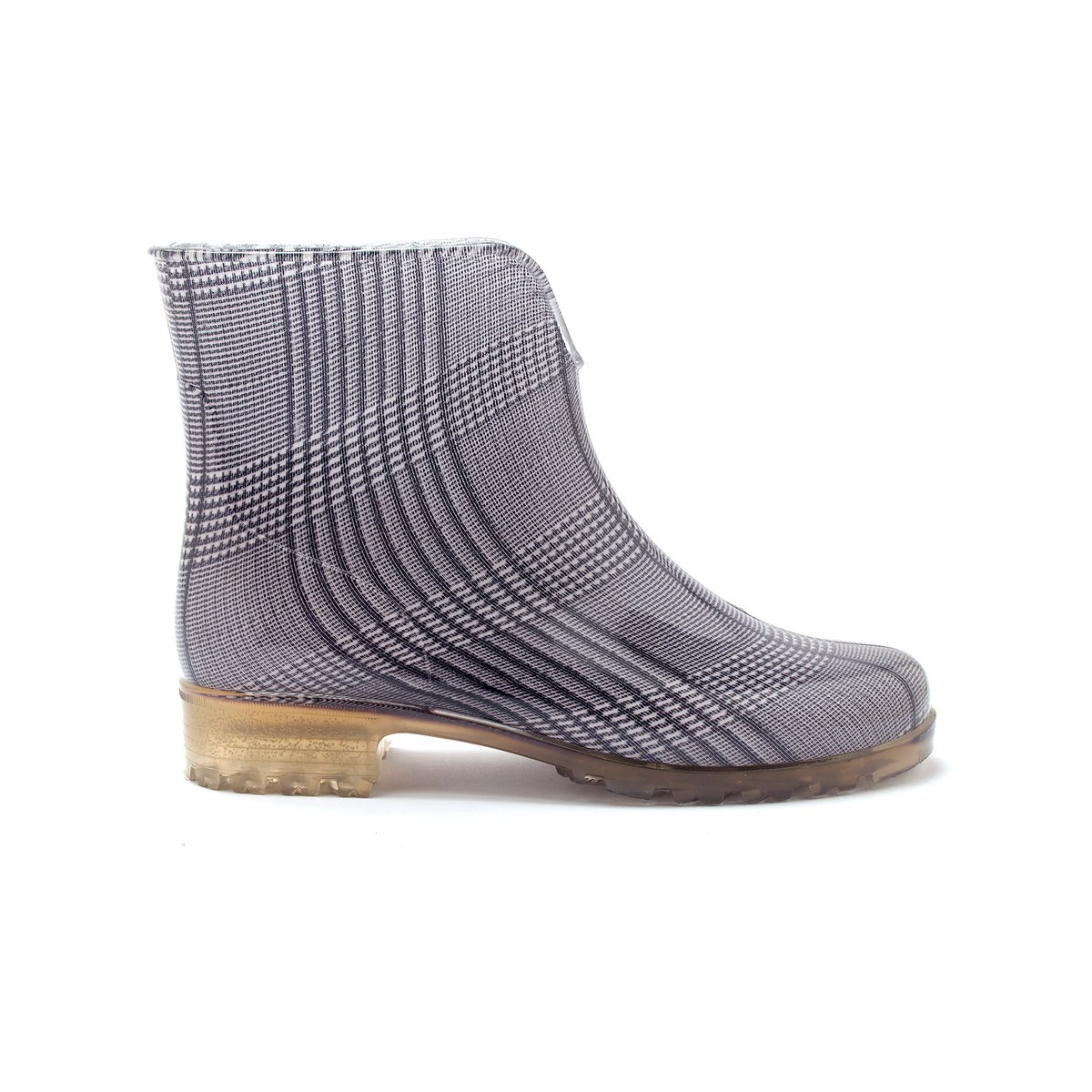 Boots de pluie imperméables imprimé noir, PEDICONFORT