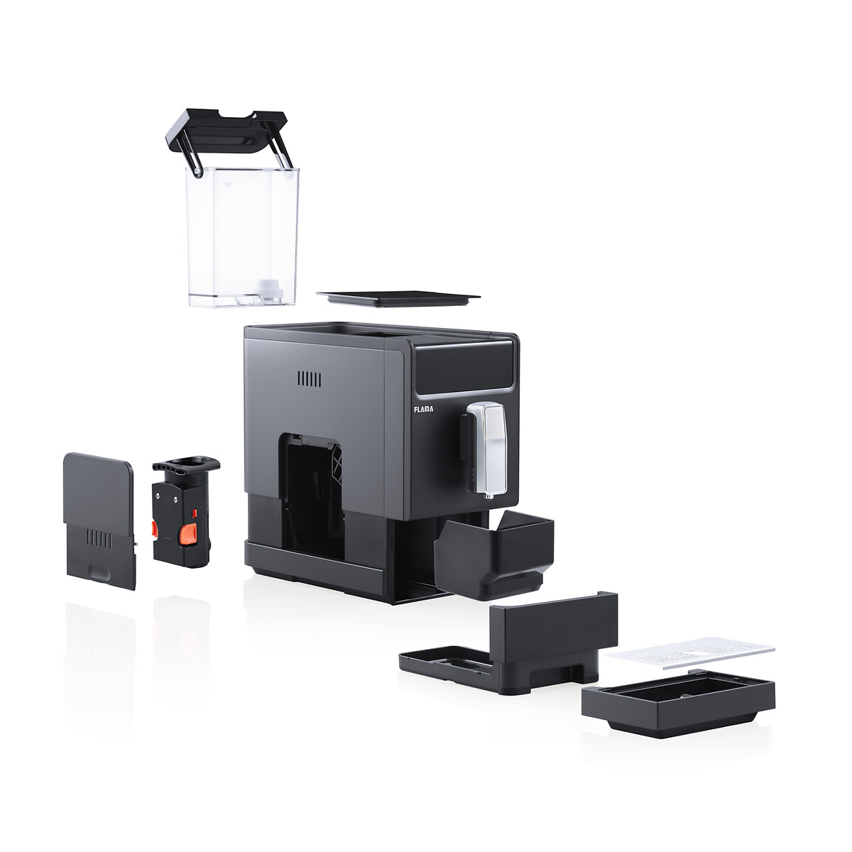 Máquina de café automática Suprema 1293FL, FLAMA preto , FLAMA
