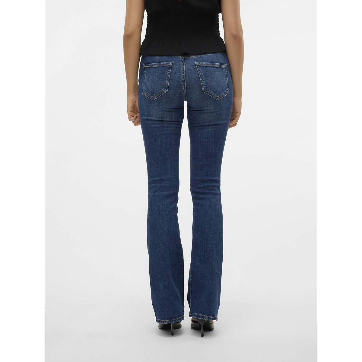 Jean Flare, taille standard dark blue, VERO MODA