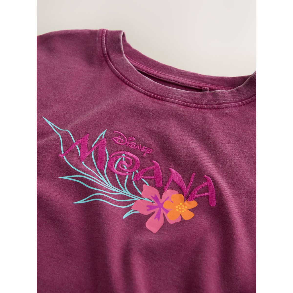 T-shirt oversize à motif moana violette de disney, NEXT