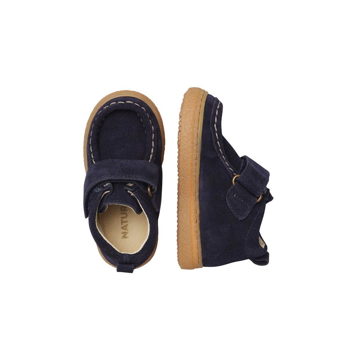 Chaussures en suède KASDEN VL marine-marron, NATURINO