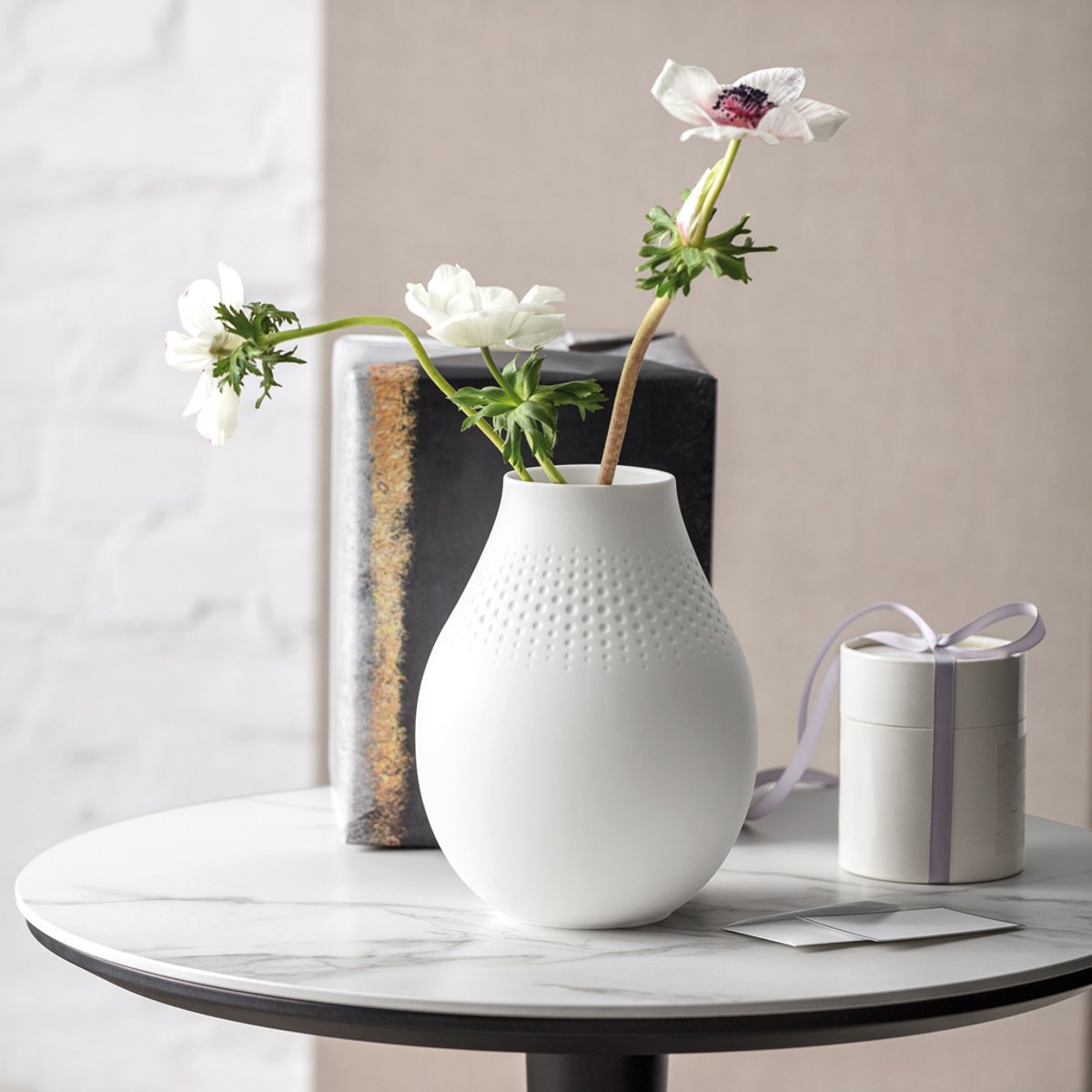 Vase Perle Haut MANUFACTURE blanc, VILLEROY & BOCH