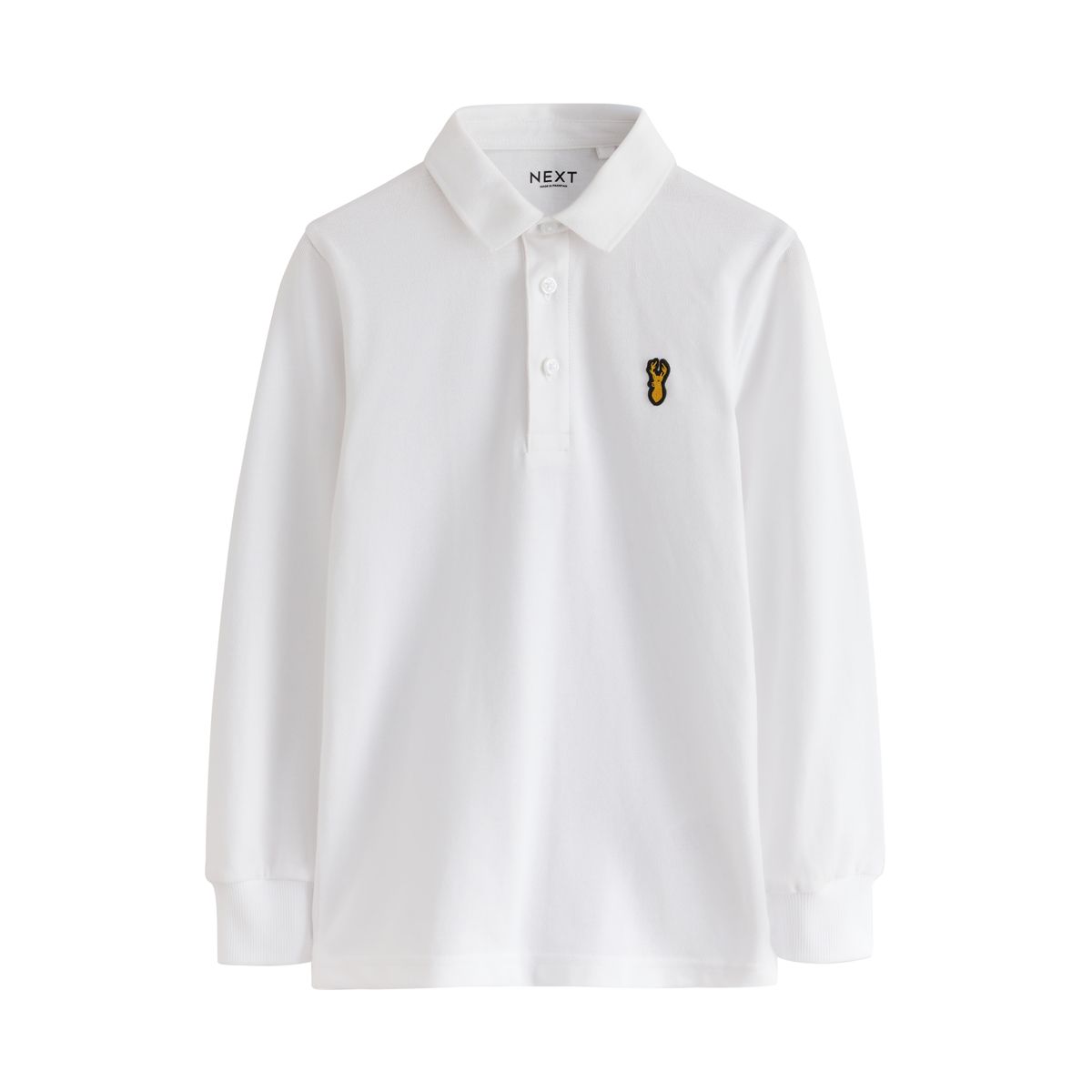 Polo à manches longues, lot de 3 cerf bleu/marine/blanc, NEXT