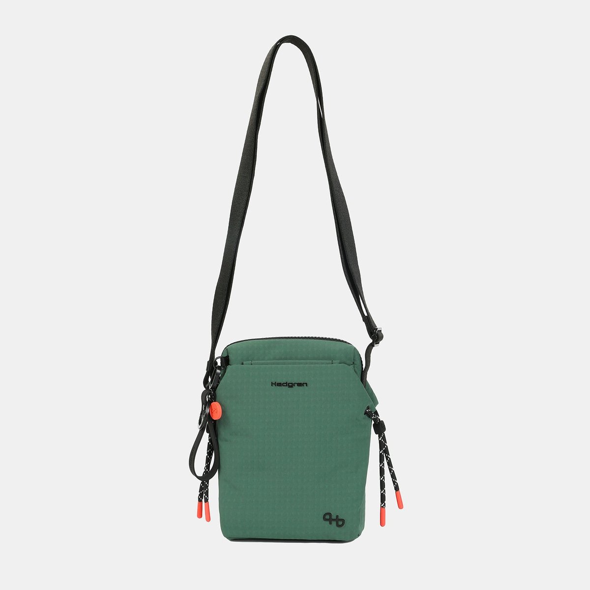 Sac bandoulière compact avec poche bouteille vert, HEDGREN