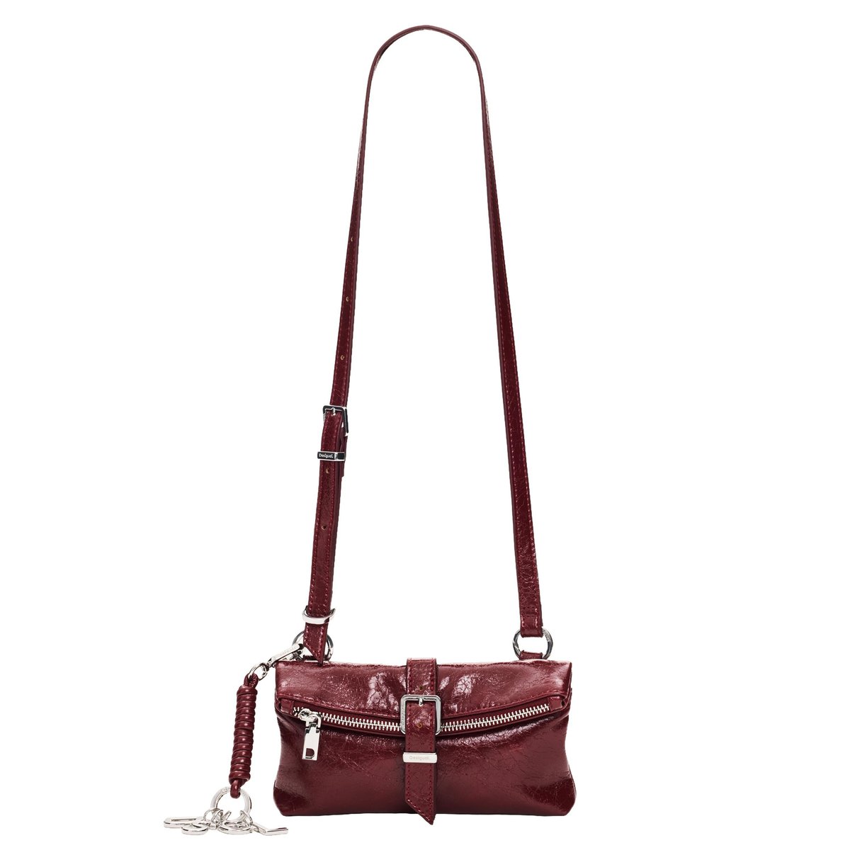 Grand Micro portefeuille pochette rouge, DESIGUAL