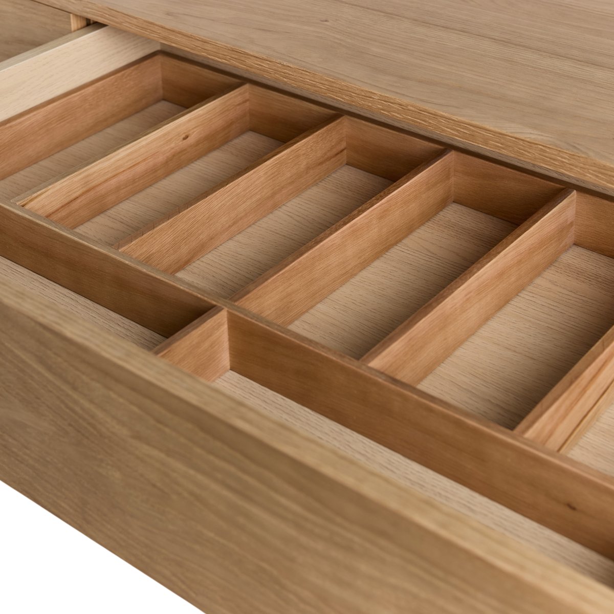 Buffet 4 portes bois pieds métal - MATTEO multicolore, CAMIF