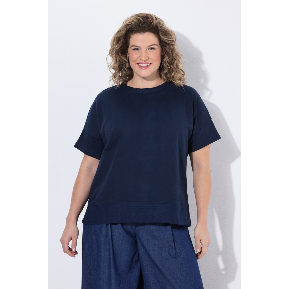 Sweat-shirt marine, ULLA POPKEN