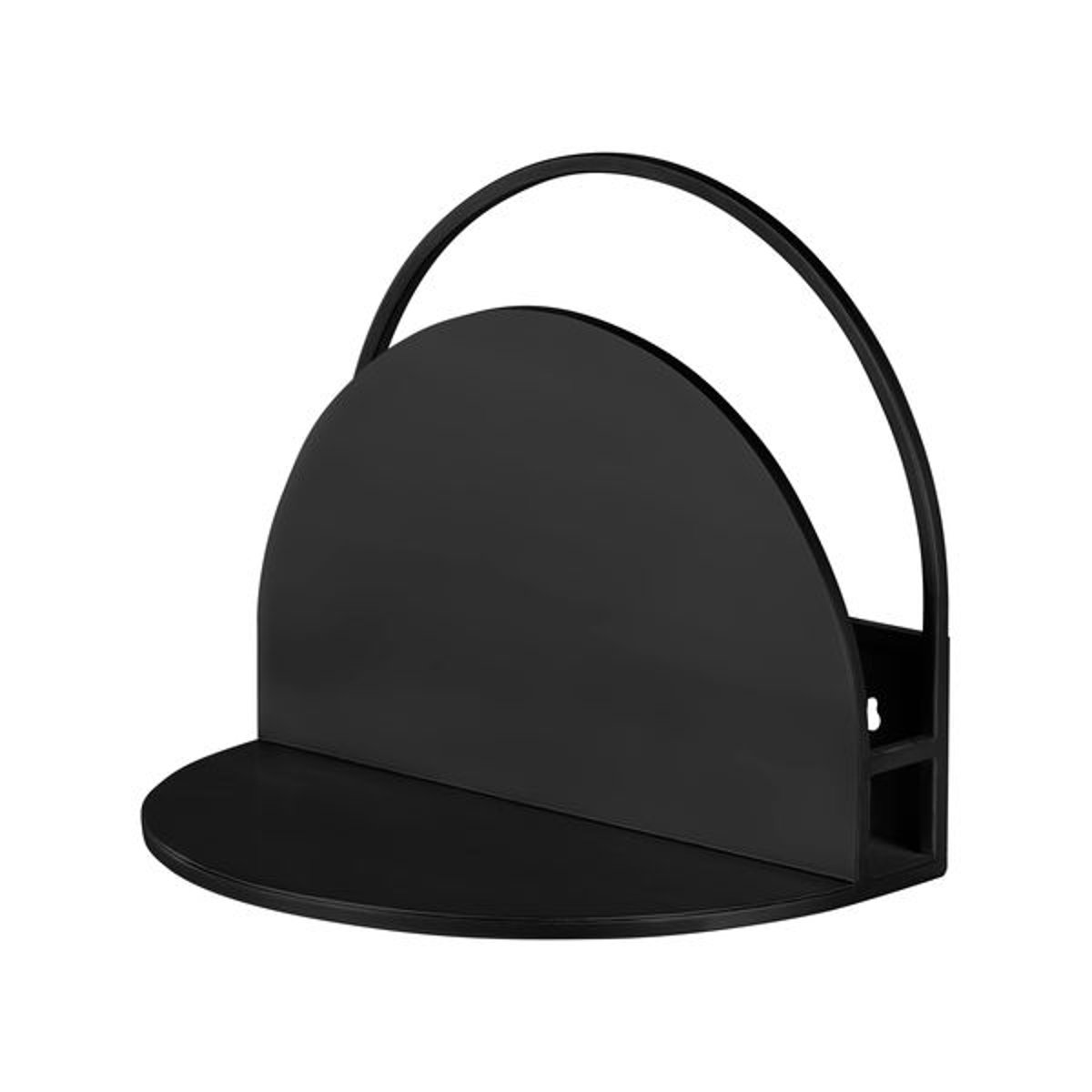 Etagère murale métal  40cm noir, ZAGO