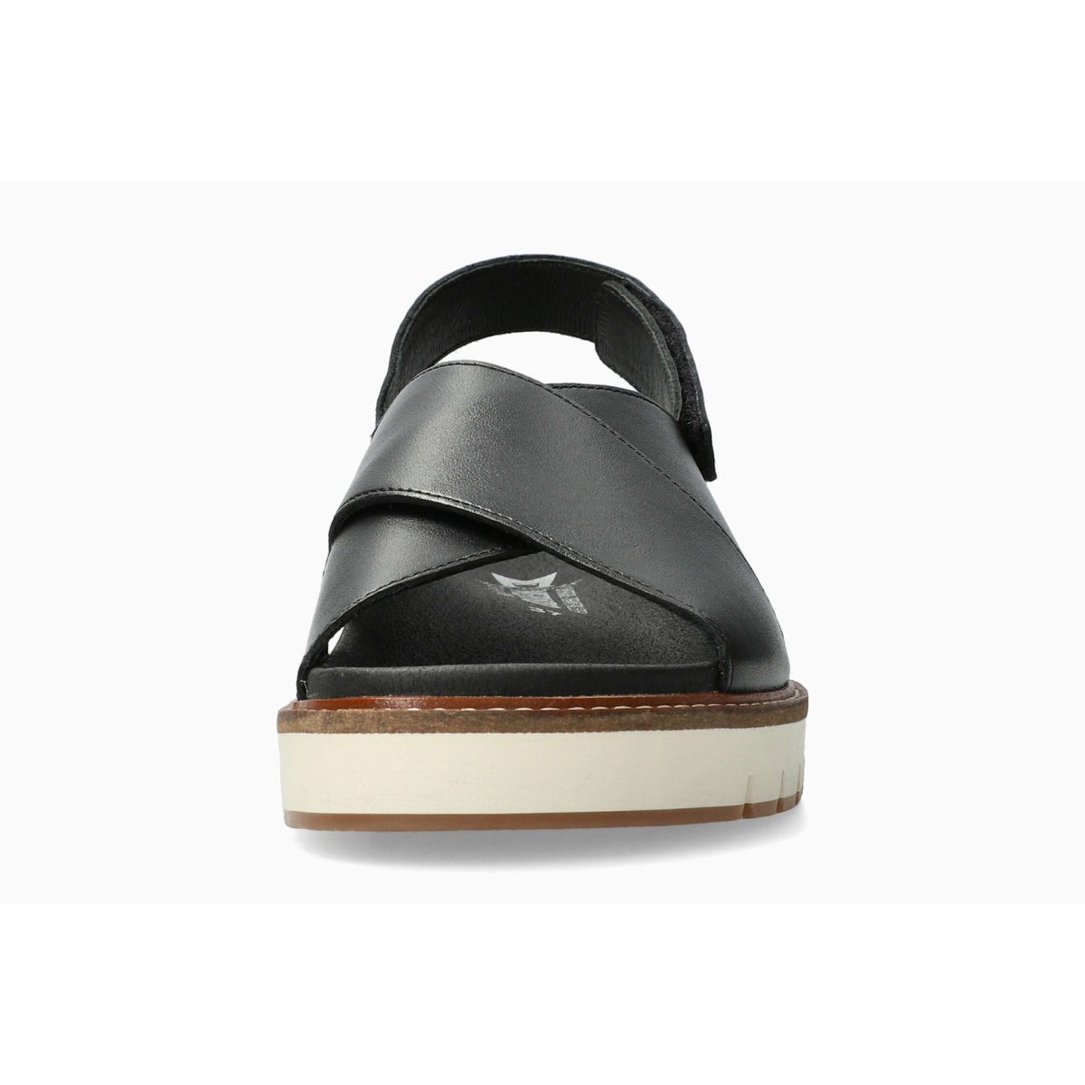 Sandales en cuir BLANCHE noir 5144, MEPHISTO