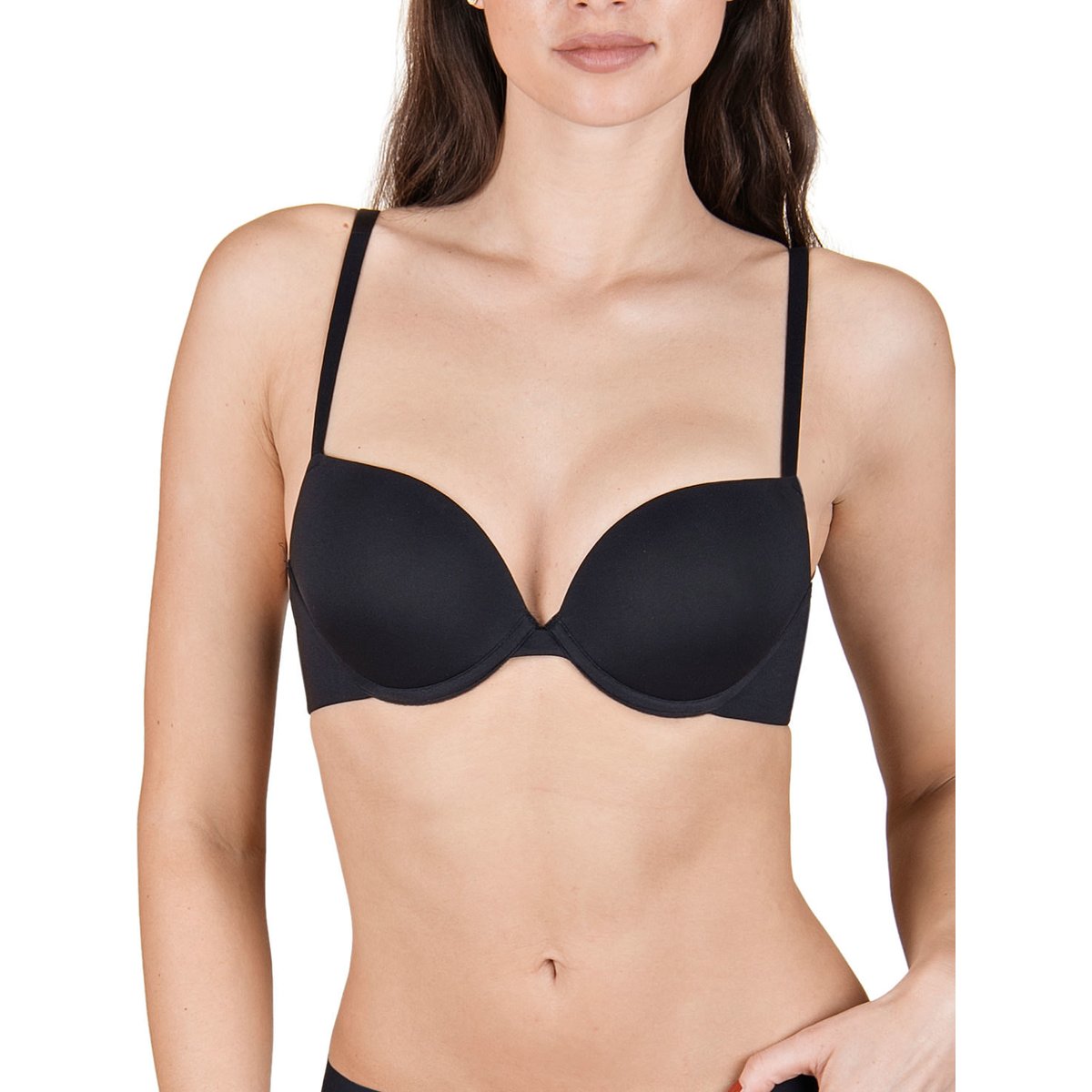 Soutien-gorge push-up gel Bella noir noir, LISCA