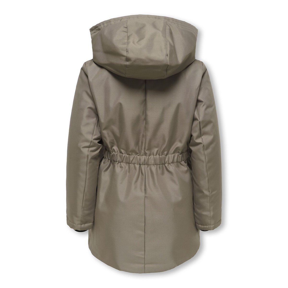 Parka comprida com capuz bege, KIDS ONLY