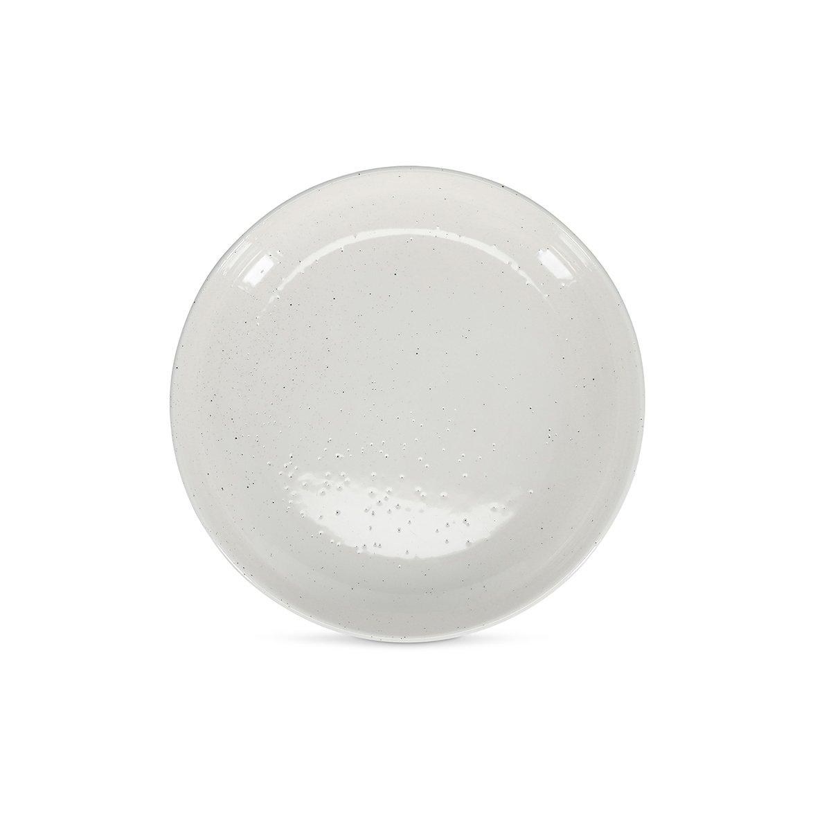 Lot de 4 assiettes creuses ORA GLOSS blanc, SALT & PEPPER