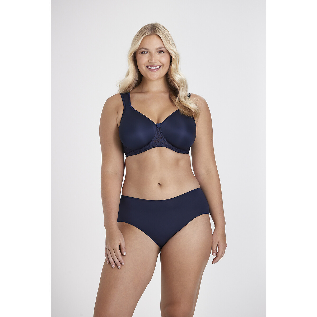 Soutien-gorge avec armatures Smooth Lacy marine, MISS MARY OF SWEDEN
