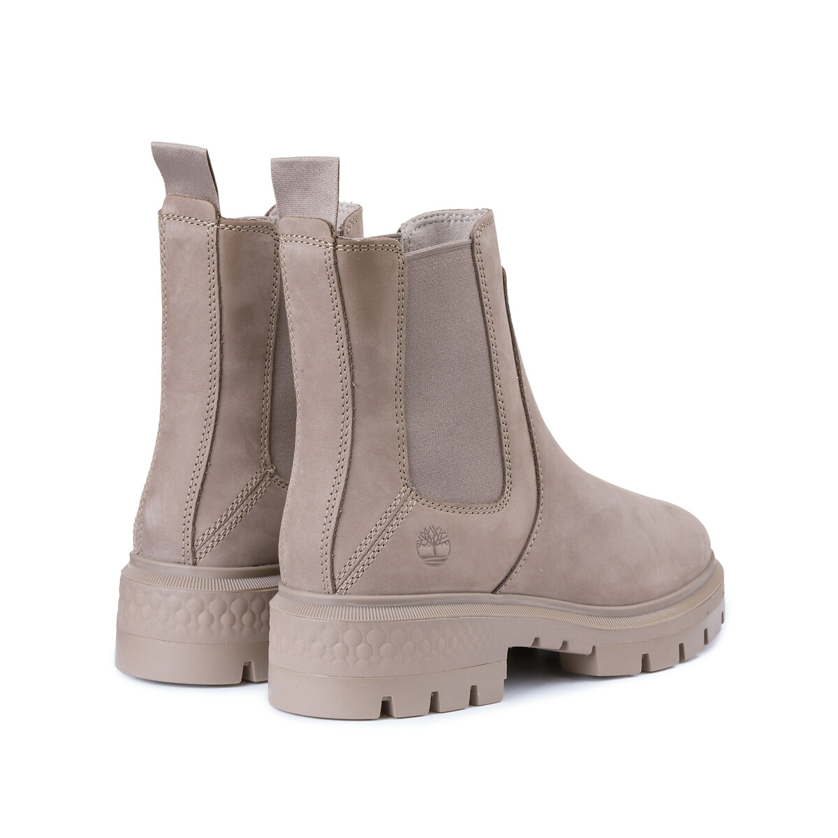 Boots cuir Cortina Valley Chelsea taupe, TIMBERLAND