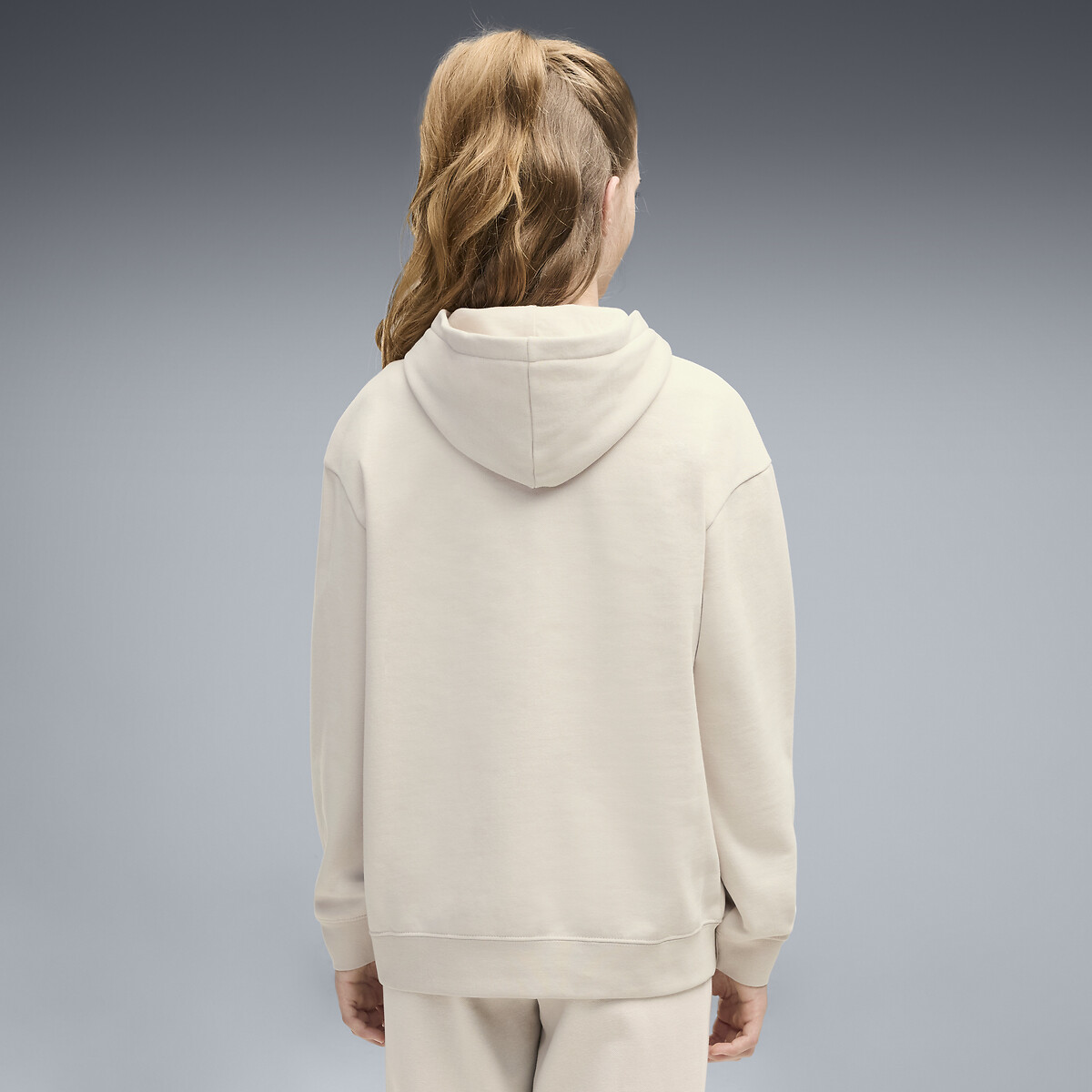 Sweat à capuche en molleton beige, PUMA