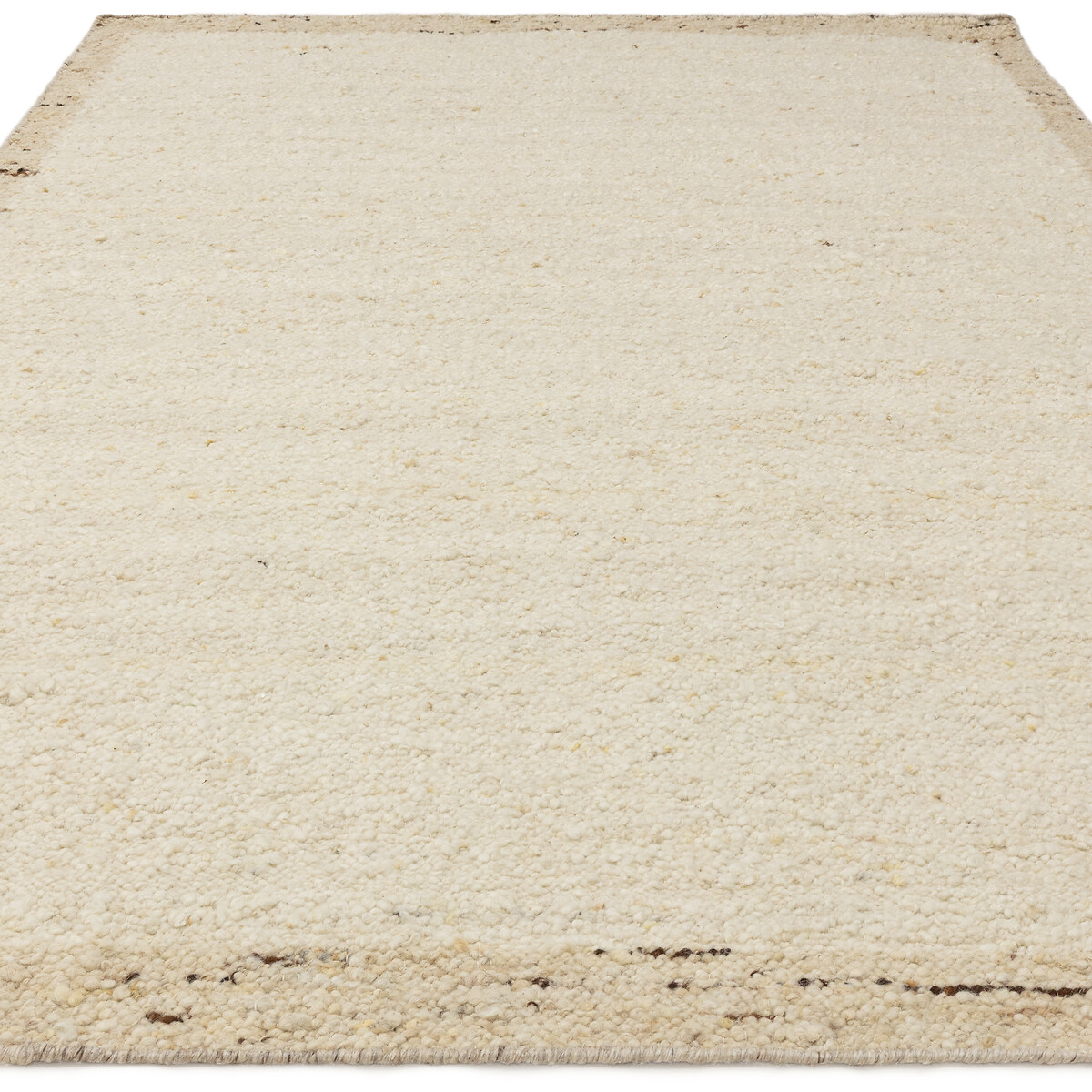 Napa Reversible Wool Border Rug natural, SO'HOME
