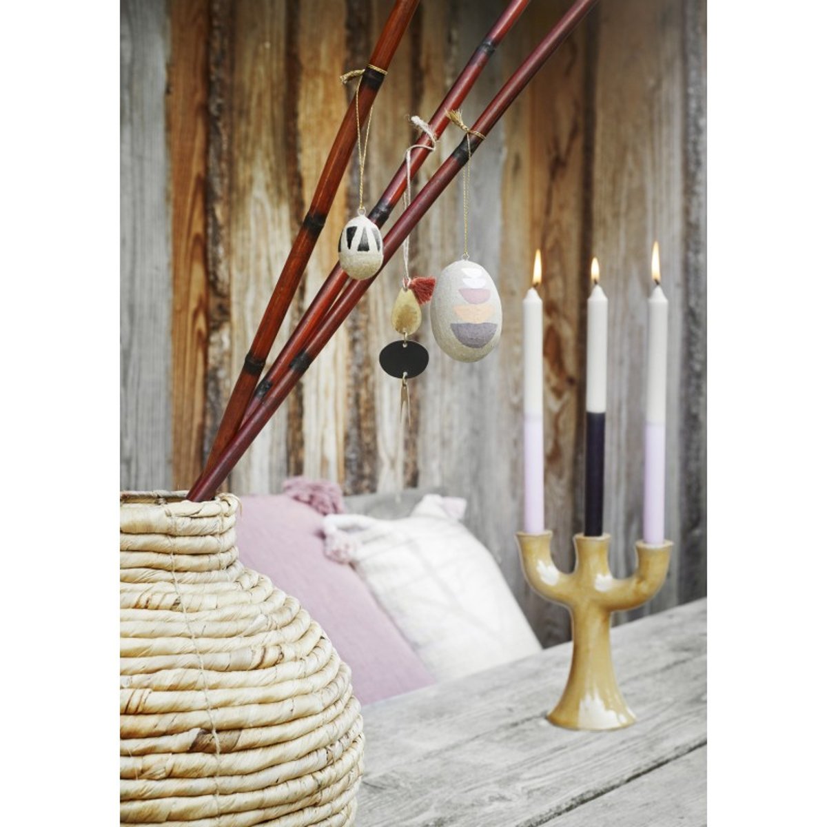 Housse de coussin coton beige, MADAM STOLTZ