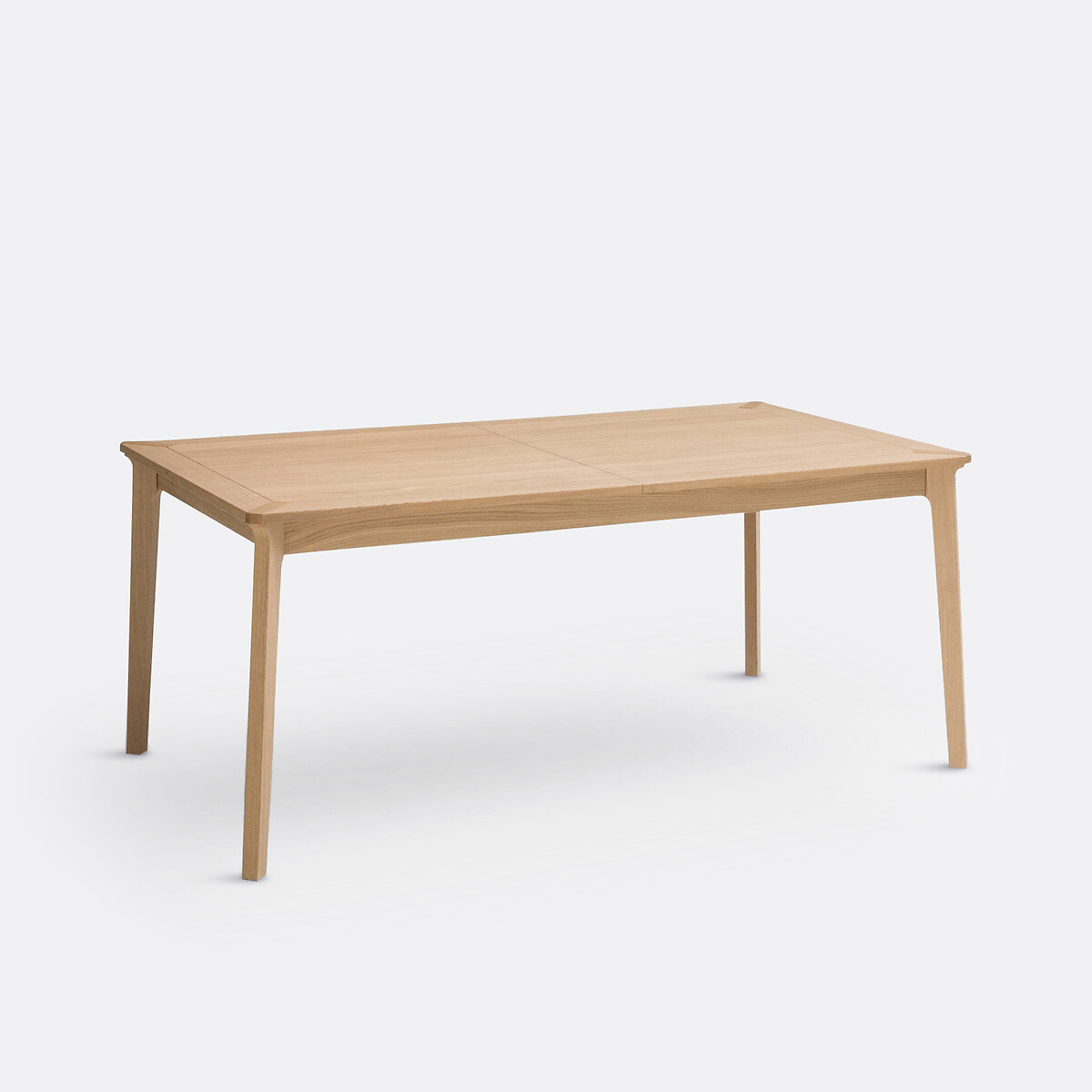 Table à manger, extensible, en plaqué chêne, 6 à 10 couverts, PULLY chêne, LA REDOUTE INTERIEURS