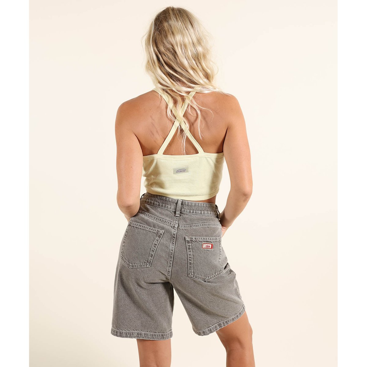 Crop top SATIVA yellow stone, OXBOW
