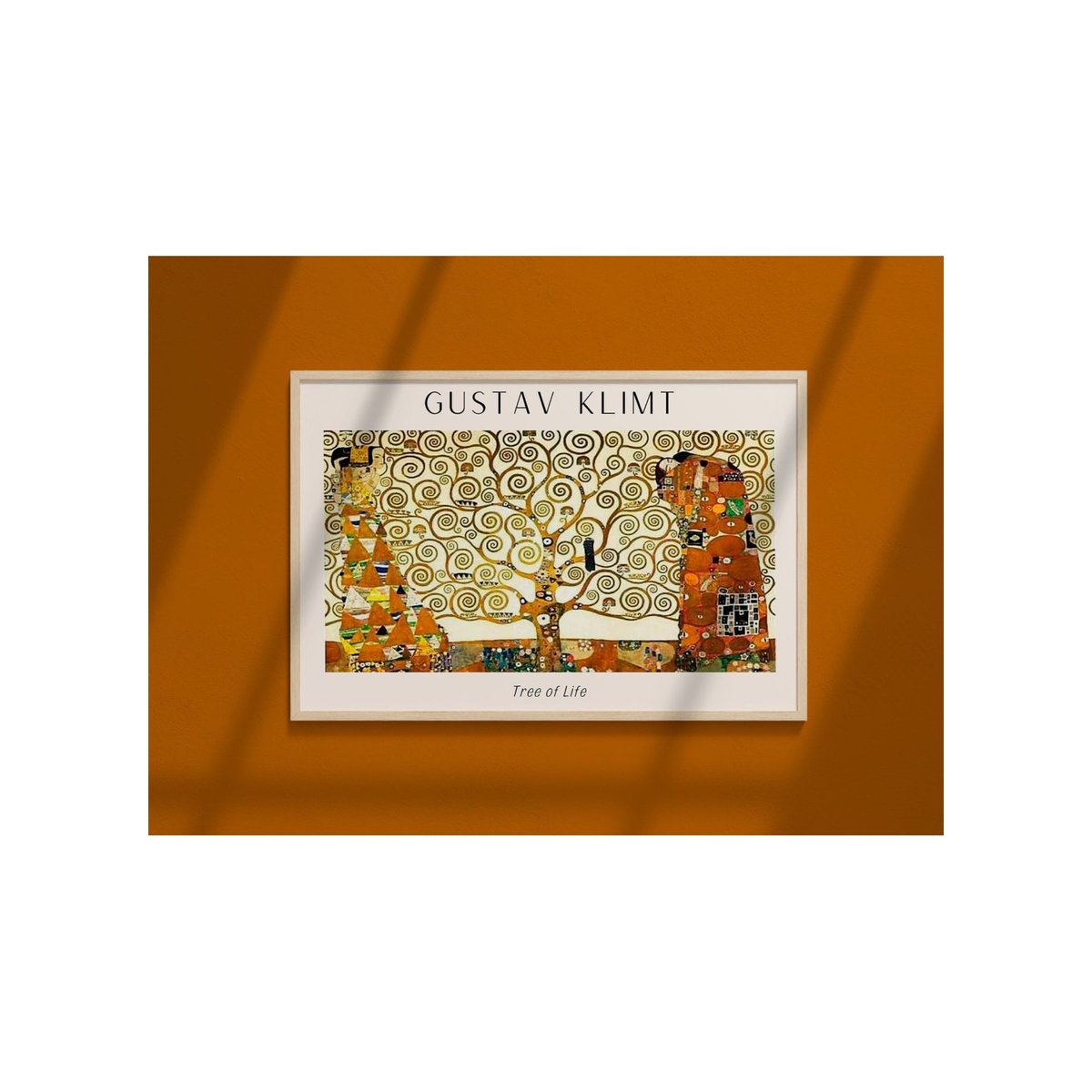 Affiche Gustav Klimt « Tree of Life » blanc, L'AFFICHERIE