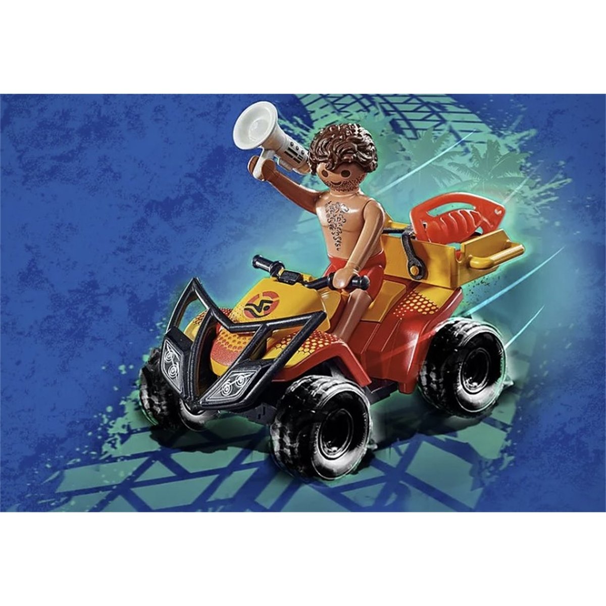 Sauveteur en mer et quad multicolore, PLAYMOBIL