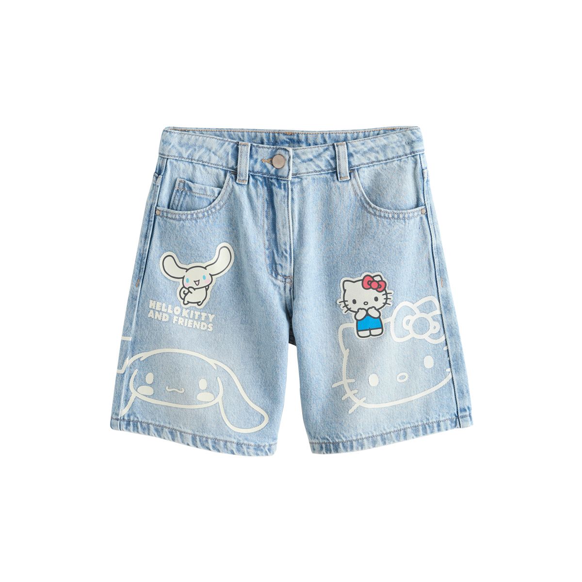 Short denim bleu clair hello kitty, NEXT