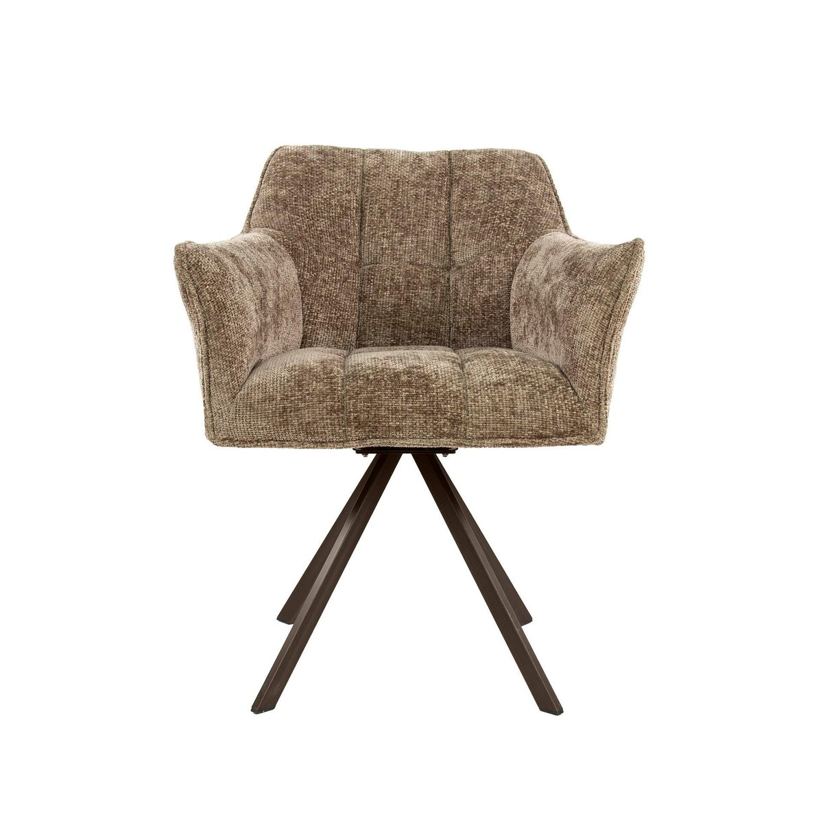 Fauteuil de table pivotant (lot de 2) MELBOURNE beige, PIER IMPORT