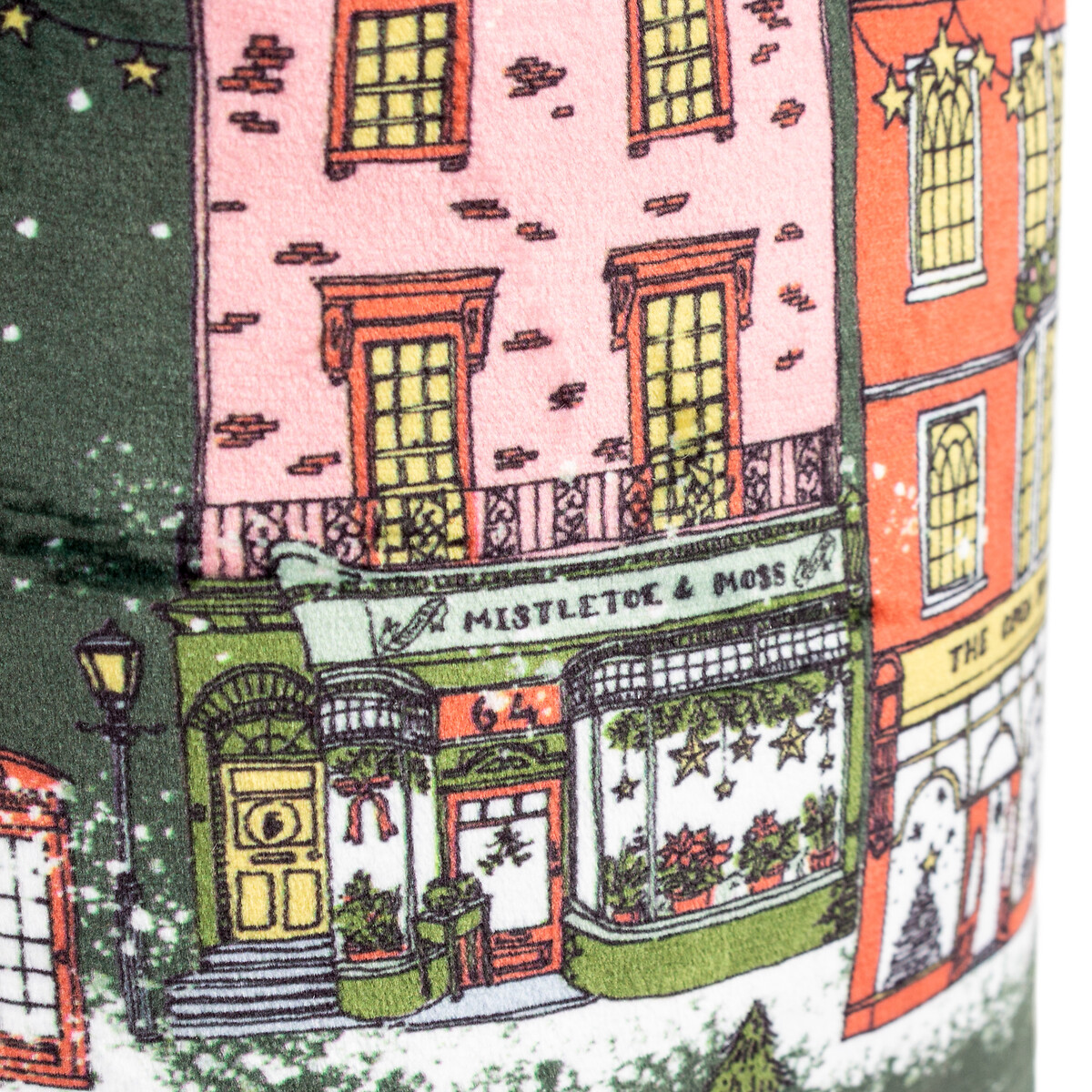 Christmas Spirit Velvet Doorstop multi-coloured, FURN.