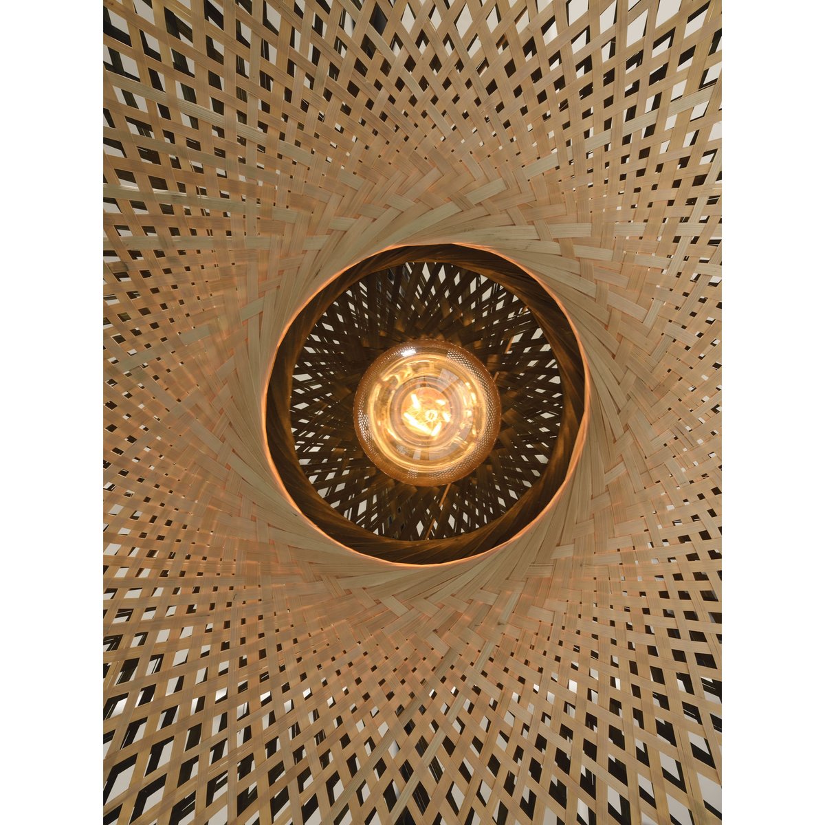 Lampadaire Bambou KALIMANTAN brun clair, GOOD & MOJO