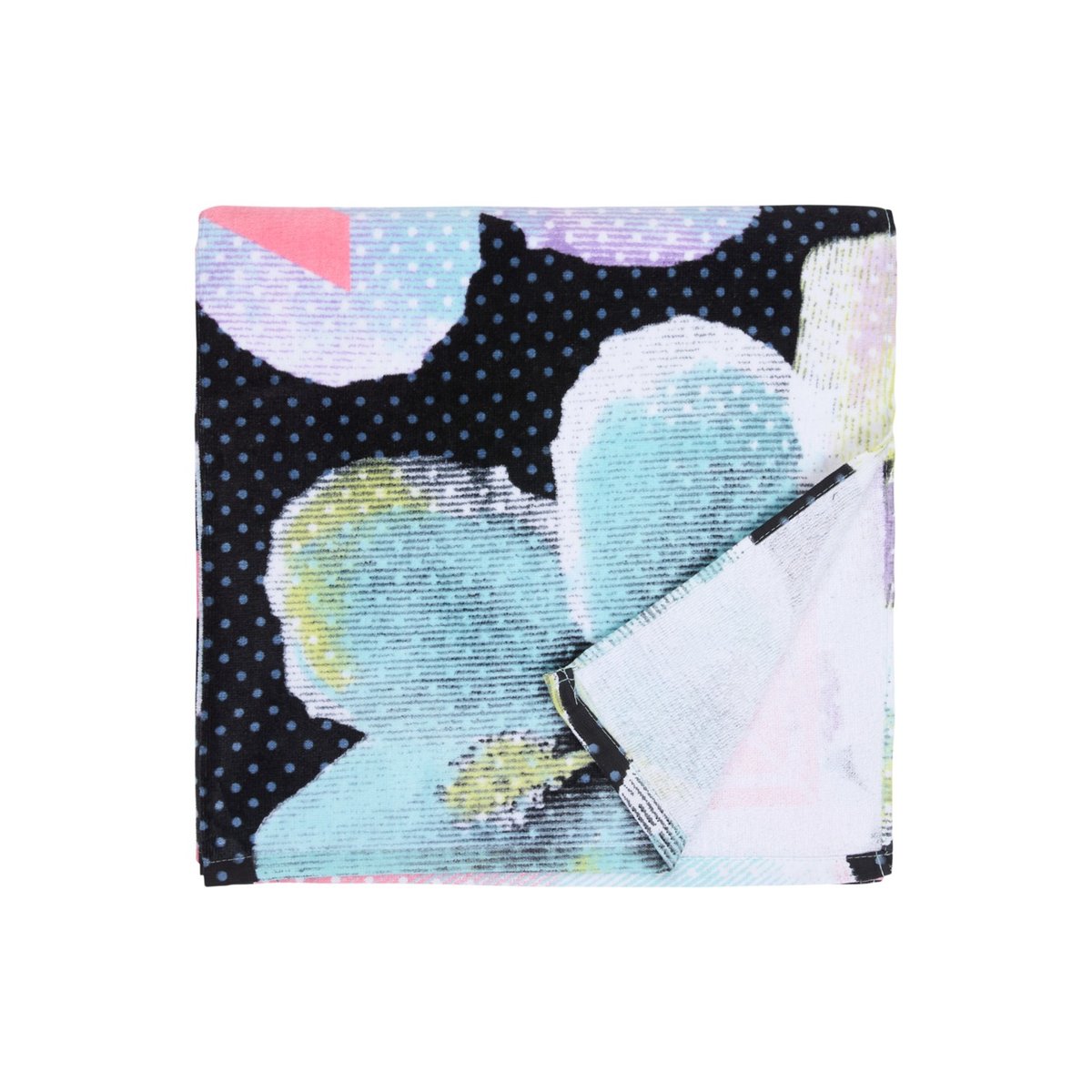Serviette INTO THE SUN. noir anthracite im fleur real, ROXY