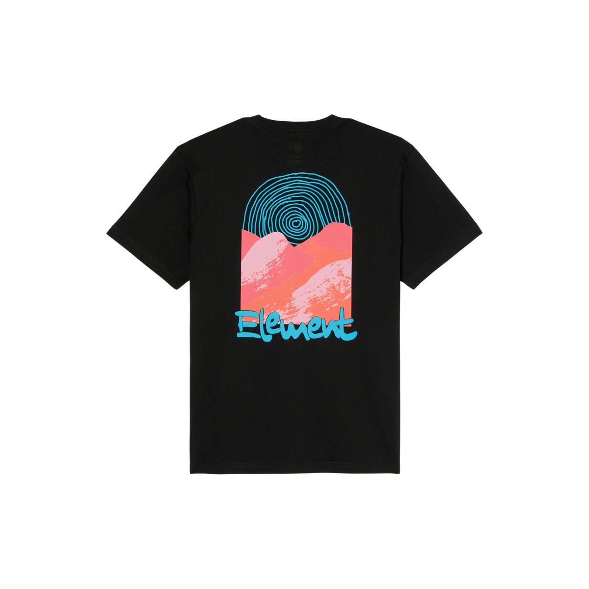 T-Shirt manches courtes SOUND WAVES noir flint black, ELEMENT